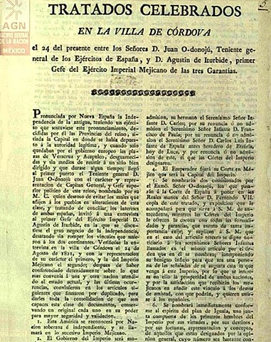 Se firman los tratados de Cordoba