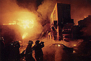 Incendio de mesa redonda