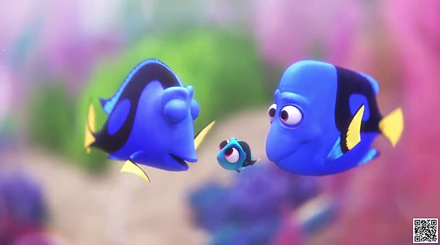 Dory incontra finalmente i genitori