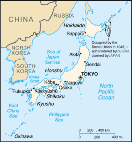 Japan closes the door to the west