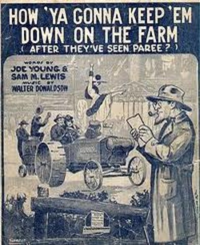 Falling Sales after WWI