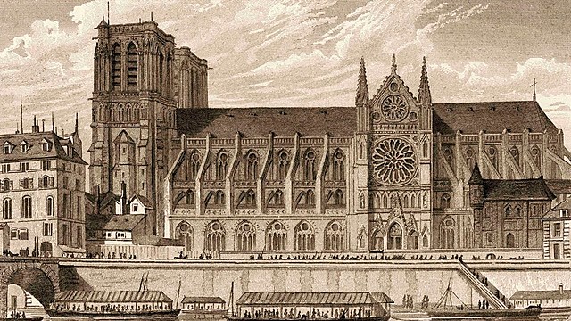 Fi de la construcció de la catedral de Nôtre Dame de París