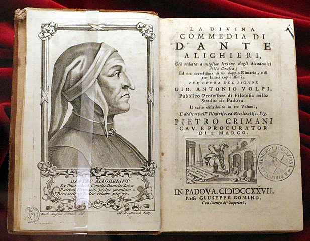 Dante finisce la Divina Commedia