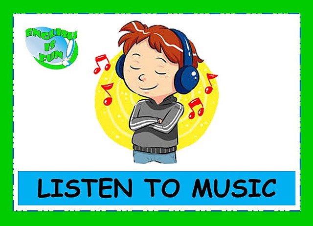 I listen to music