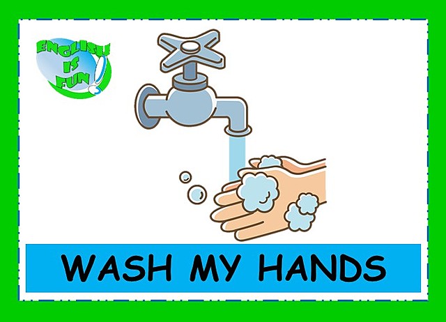 Iwash my hands