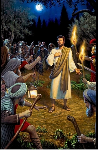Jesús es traicionado por Judas