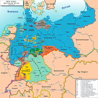La Confederazione tedesca del Nord
