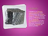 fermio:  es un elemento químico radiactivo creado artificialmente cuyo número atómico es 100 y de peso atómico 254, de símbolo Fm. Existen 16 isótopos conocidos siendo el 257Fm el más estable con un periodo de semidesintegración de 100,5 días.