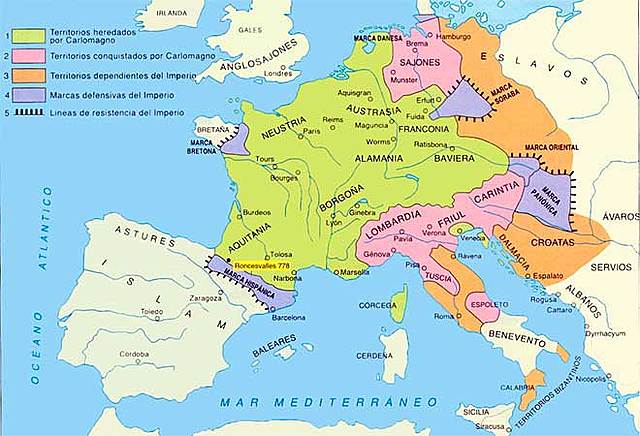 Surgimiento del imperio Carolingio