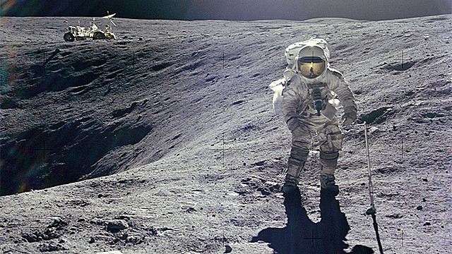 Primera Mision Estadounidense de Apolo en llegar a las montañas de la Luna