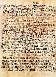 Los papiros médicos egipcios