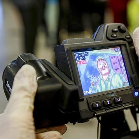 Temperature screening at airports globally