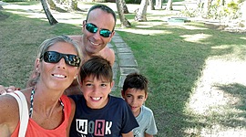 Timeline: Mis vacaciones en familia