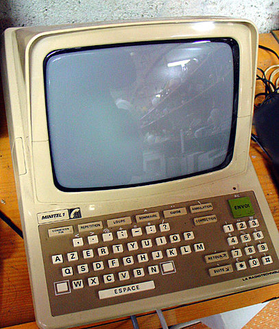 El innovador servicio Minitel.