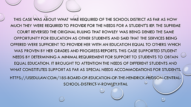 Board of Education of Hendrick Hudson Central School District v. Rowley
