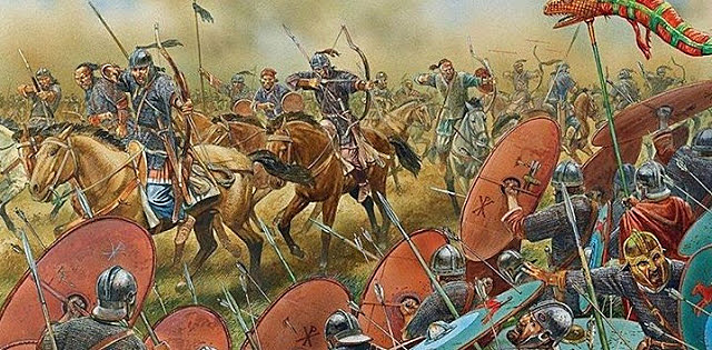 La batalla final Flavio Aecio el ultimo general Romano Vs “El azote de dios” Atila el huno Los campos cataláunicos.