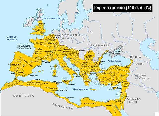 Mayor expansión territorial de Roma.