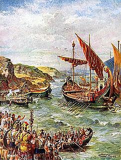 Claudio invade Britania