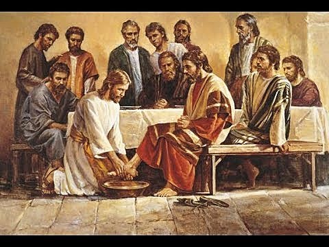 El lavatorio de pies