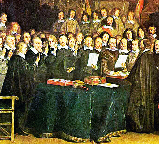 Finalment es va assignar la pau de Westfàlia.