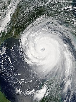 Hurricane Katrina reached its peak intensity
