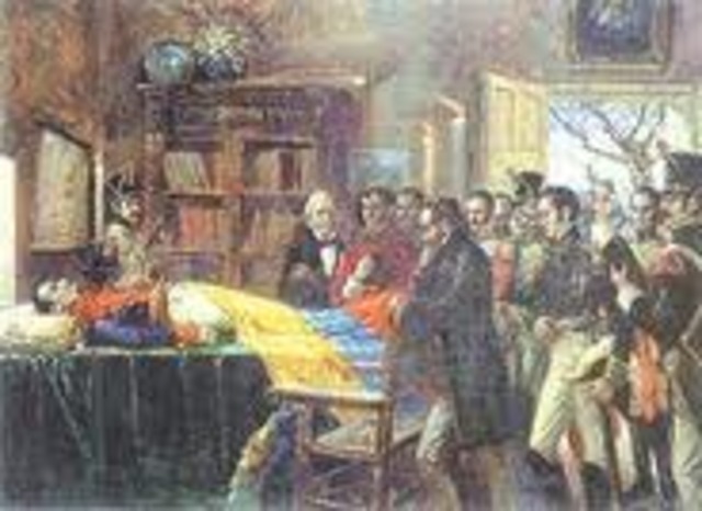Muerte de Bolivar