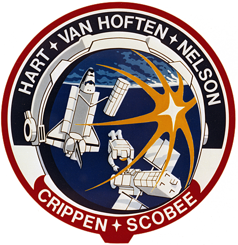 STS-41-C, to repair the malfunctioning Solar Maximum Mission