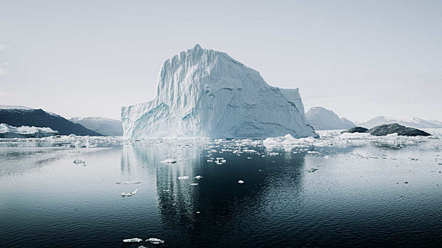 Separació d'un iceberg d'Antàrtica