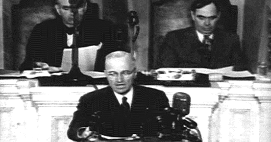 Doctrina Truman llevada a su extensión por el Plan Marshall