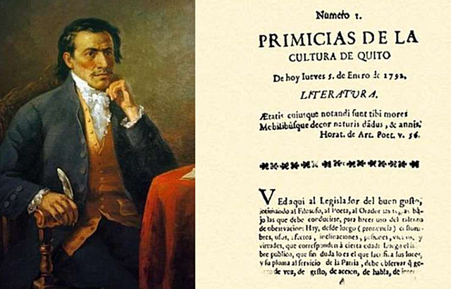 Aparece en Quito el primer periódico de la historia Primicias de la Cultura de Quito