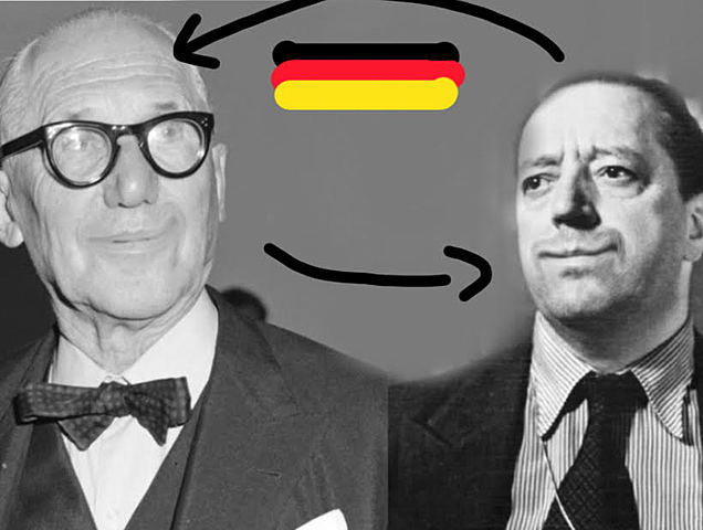 Le corbusier va a viure a Alemanya
