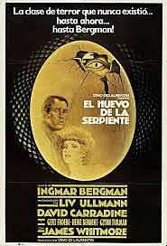 Película:El huevo de la serpiente. Ingmar Bergman. Alemania (RFA)