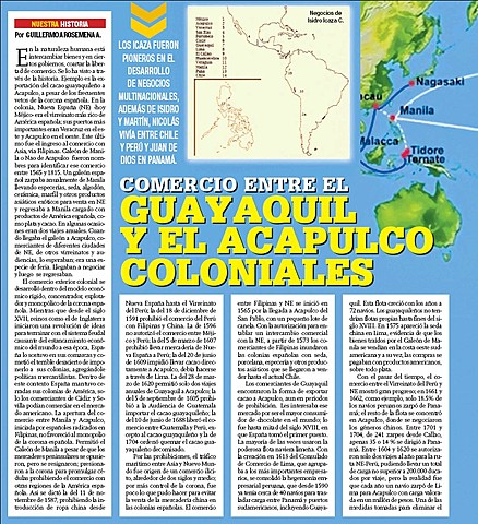 Se prohíbe el comercio de Guayaquil con Acapulco en Nueva España