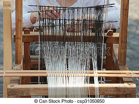 Se inventa la máquina de tejer