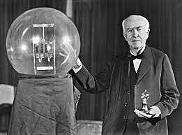 Thomas Edison bombilla incandescente