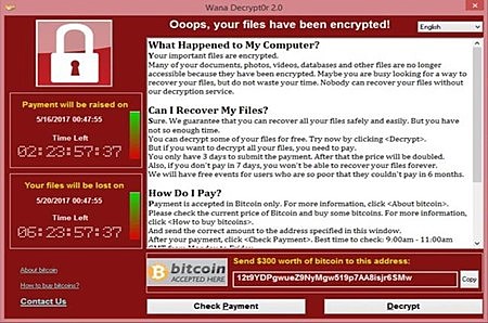 Wannacry.