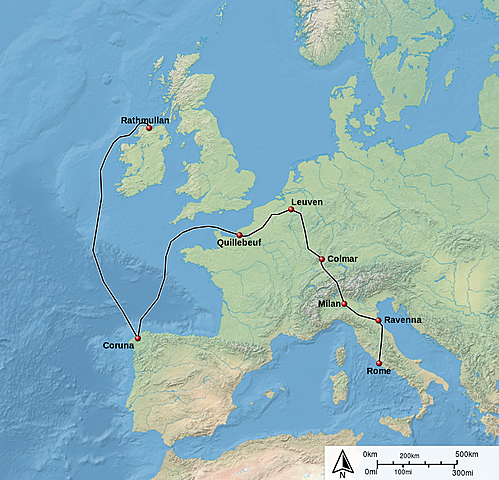 Flight of the Earls (the fleeing of most of the native Gaelic aristocracy)