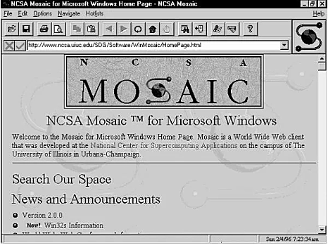 Se creo el navegador Web Mosaic.