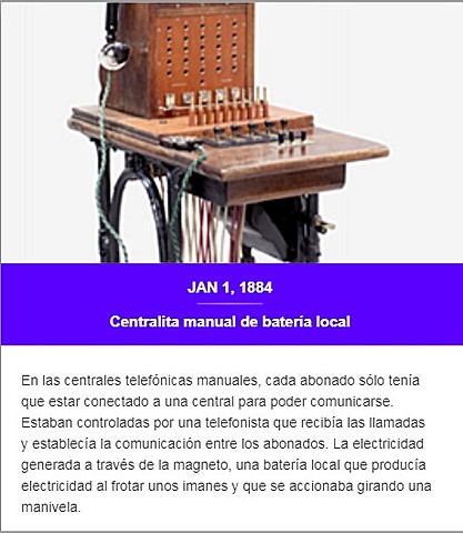 Centralita manual de batería local