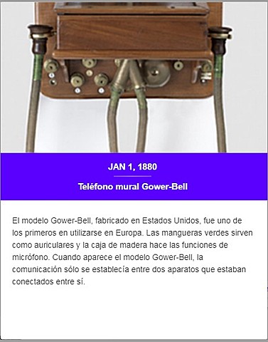 Teléfono mural Gower-Bell