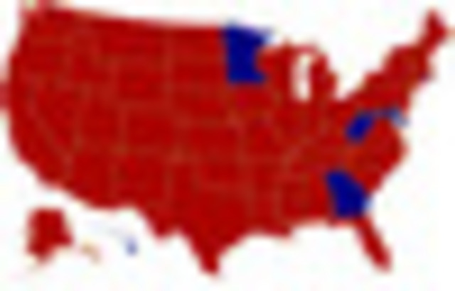 Conservative republicans sweep the historic 1980 election