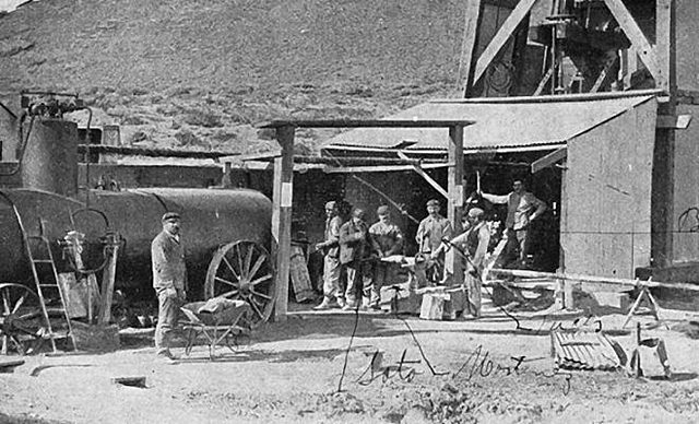 Perforación del suelo en la patagonia