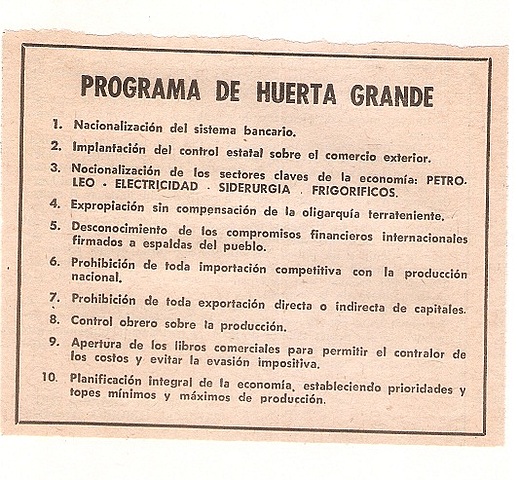 Programa de Huerta Grande