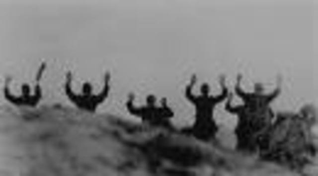 German troops surrender.