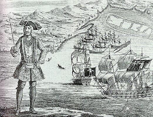 Bartholomew Roberts is killed in a sea battle off the African coast.