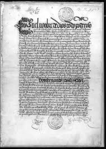 The Treaty of Tordesillas