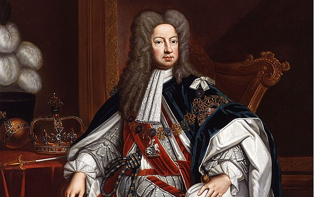 Accession of George I, Elector of Hanover, to the throne of Great Britain.