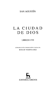 San Agustín inicia su mayor obra "La Ciudad de Dios"