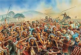 Persia attacks Greece, but is defeated at the Battle of Marathon