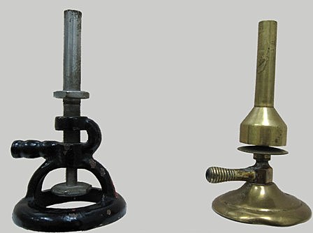 Evolución del mechero de gas bunsen